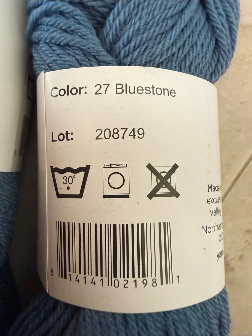 Valley Yarns Huntington Superwash Merino Wool - Dusty Blue